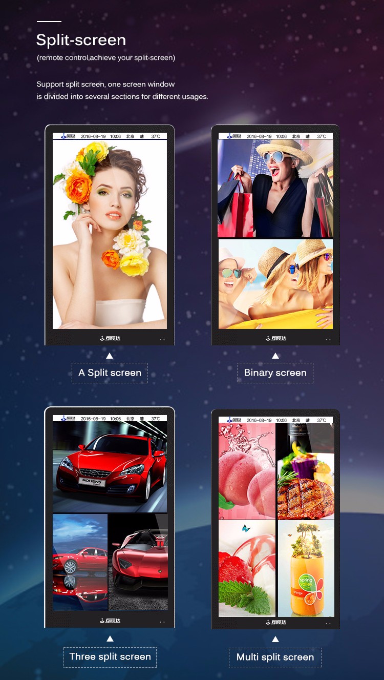 Double Sided Digital Signage Kiosk